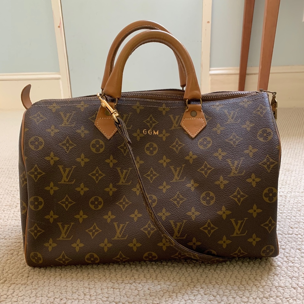 VINTAGE LOUIS VUITTON SPEEDY 35 THE FRENCH COMPANY